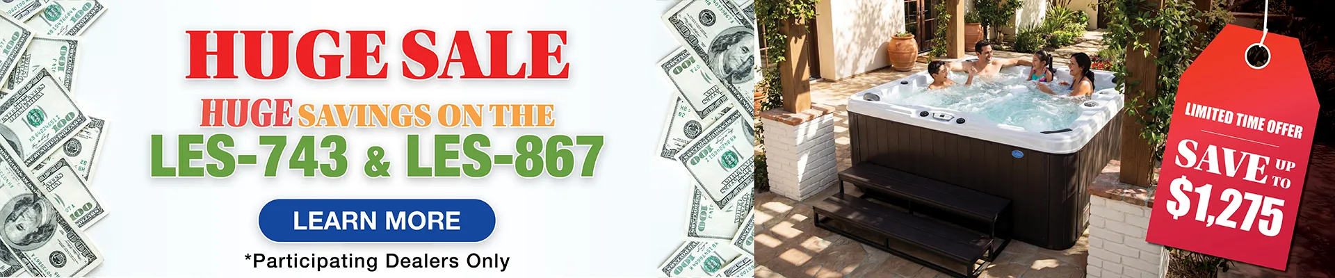 Calspas hot tub being used in a family setting - Toulouse