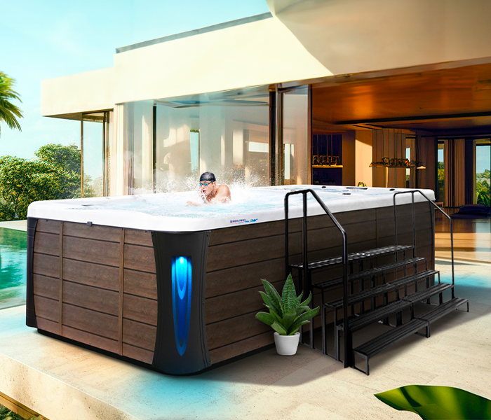 Calspas hot tub being used in a family setting - Toulouse